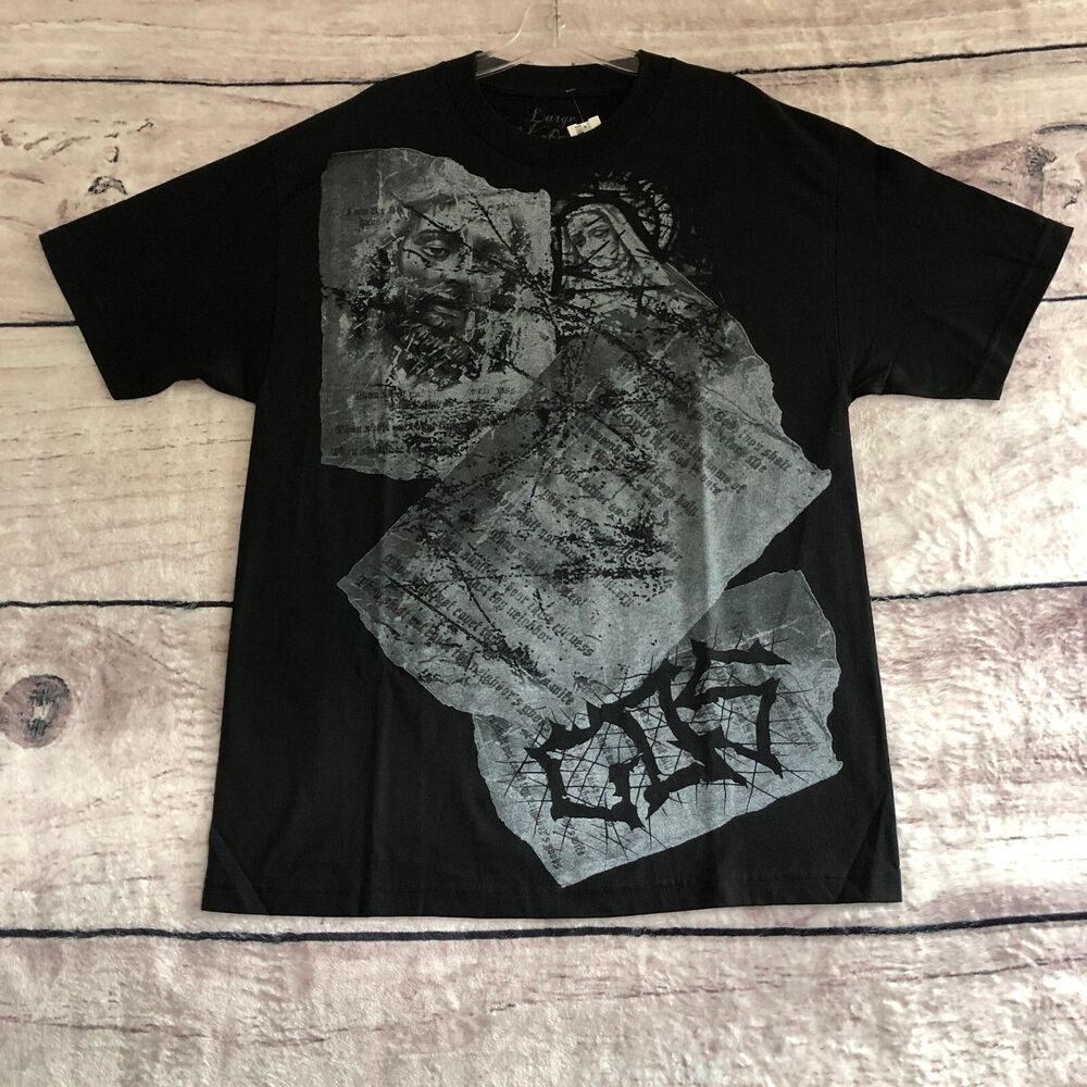 Code of Silence TV Shirt Mens Large Black Original Sin Streets of Venice NEW